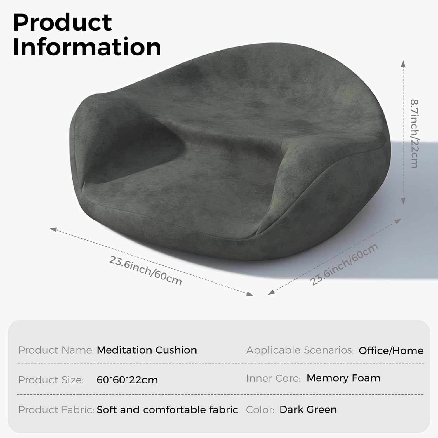 Meditation Cushion & Pillow Seat - Image 2