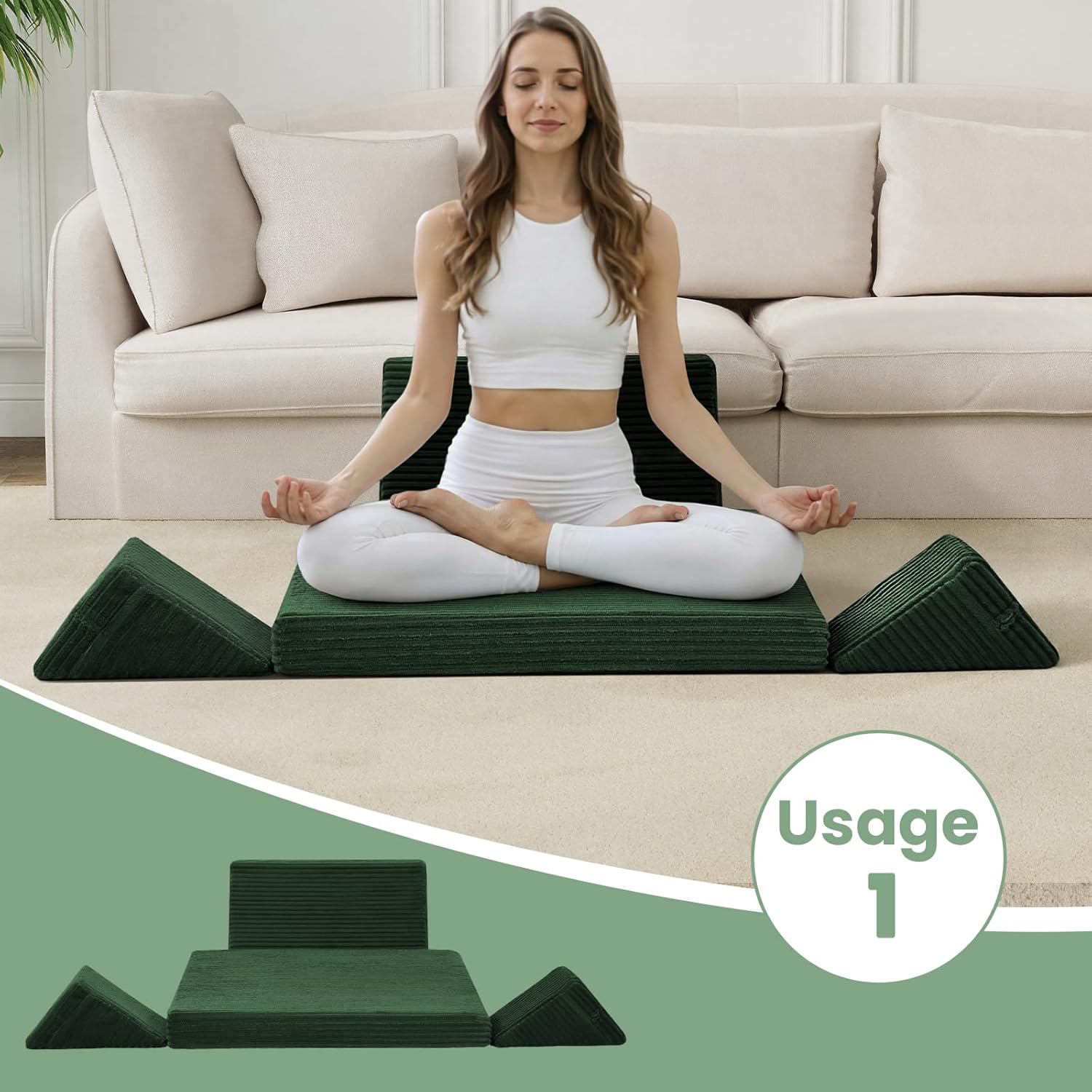Meditation Pillow for Sitting on Floor - Image 2