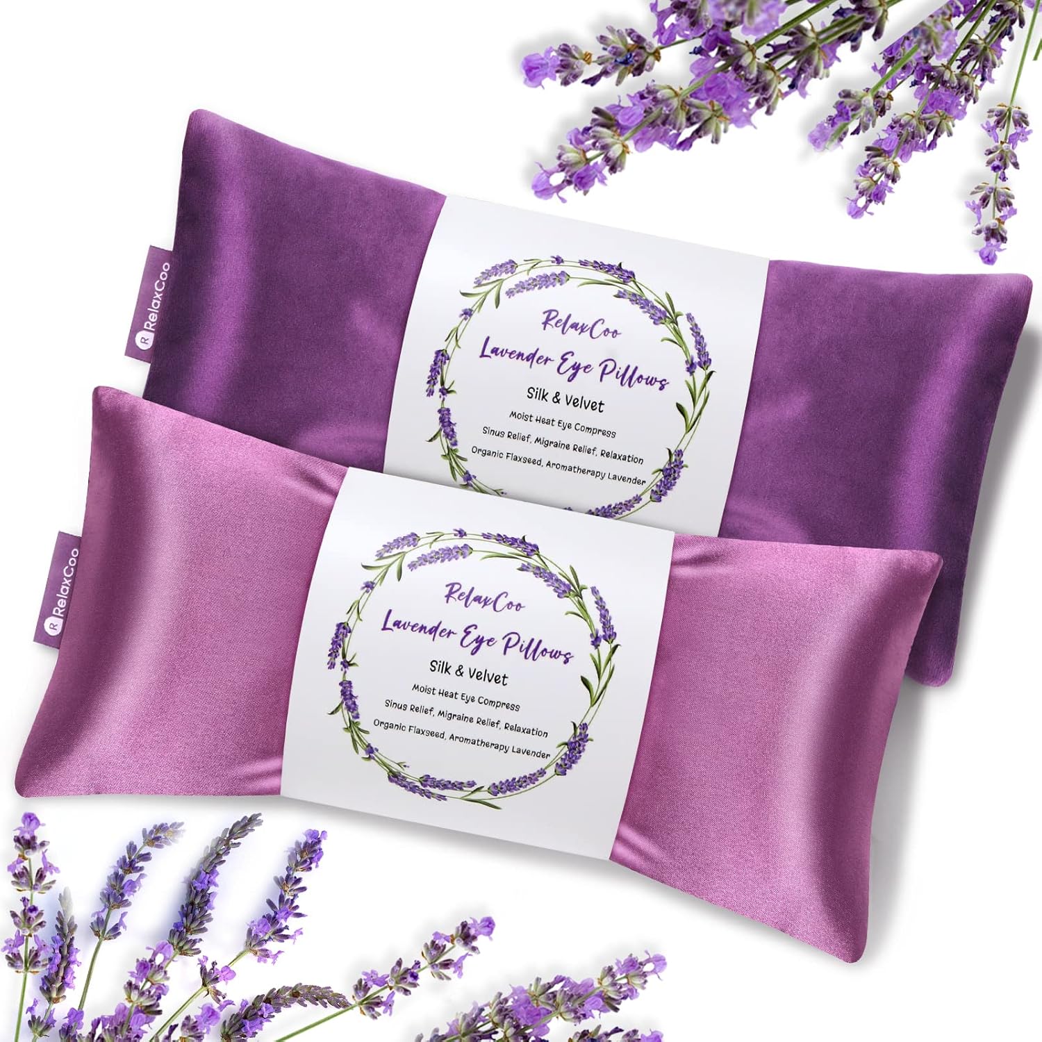 RelaxCoo Lavender Eye Pillow for Relaxation